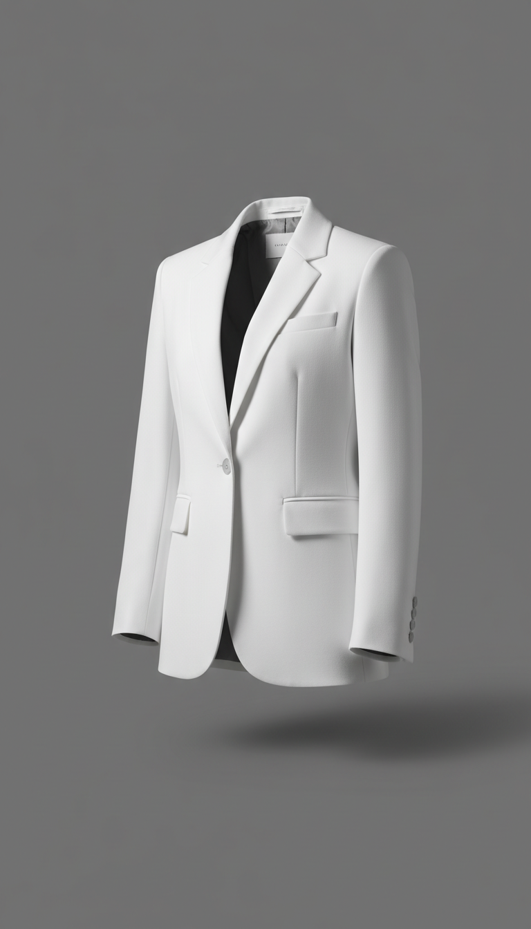 Studio white structured blazer
